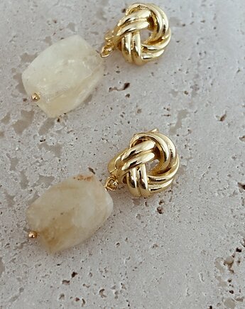 Kolczyki  z cytrynem, Chmolowska Jewellery