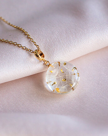 Wisiorek z rzęsek dmuchawca, nature gift