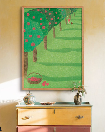 Plakat Lato w sadzie - fine art, minimalmill