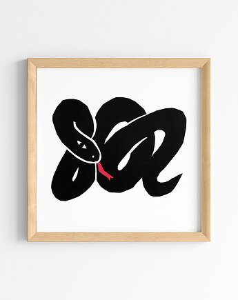 Plakat Snake, Lidka Zajdzińska