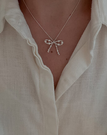 Naszyjnik Kokardka srebro, Vander jewelry