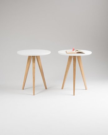 Para stolików nocnych, dwa stoliki pomocnicze, Mo Woodwork