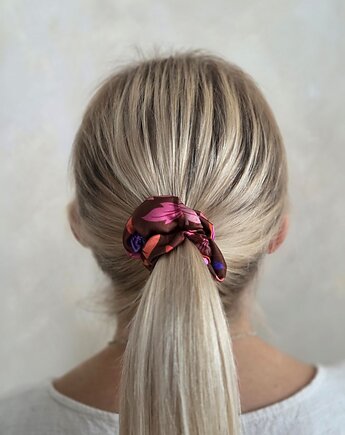 Gumka jedwabna, scrunchie, wild  last summer MIDI, Capillum