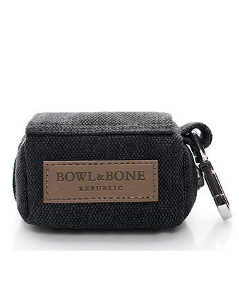 Etui na woreczki dla psa MINI Czarne, Bowl and Bone Republic