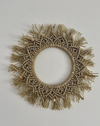 Makrama Boho  Mandala Gold, Little Bee Craft