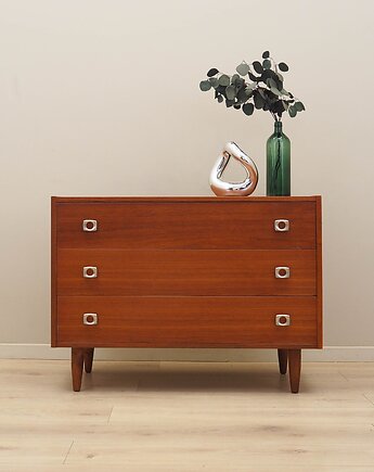 Komoda tekowa, duński design, lata 70, produkcja: Dania, Przetwory design