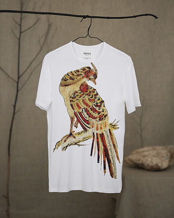 Okumura Masanobu no.2 white T-shirt Men, SELVA
