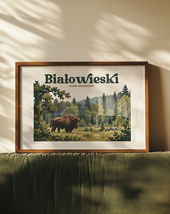 Plakat Białowieski Park Narodowy - Druk Pigmentowy, DAPIDOKA