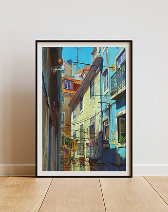Plakat - Ulice Lizbony, Harry Monkey