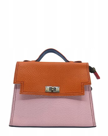 Torebka damska skórzana do ręki, na ramię kolorowa elegancka eko OLIVKA, Olivka Warsaw