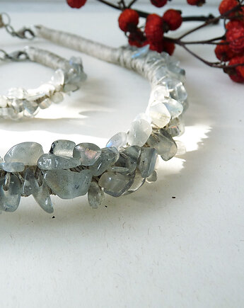 Labradoryt i len oryginalny komplet, galeria nuit