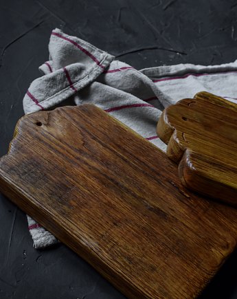 Rustykalna deska do krojenia, drewniana, deska do serwowania dębowa Woodwasp, WoodWasp