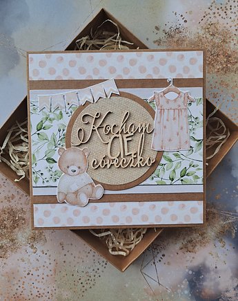 Kartka dla córeczki z okazji narodzin/urodzin/bez okazji, Kartkodzielo