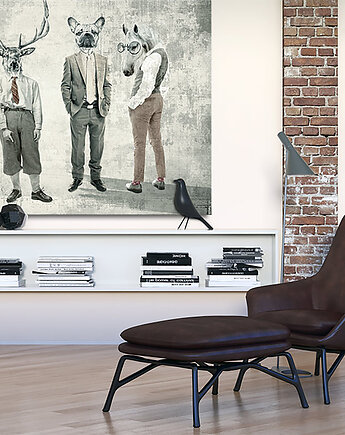 OBRAZ NA PŁÓTNIE -Gang 120x80cm, NOWdeco