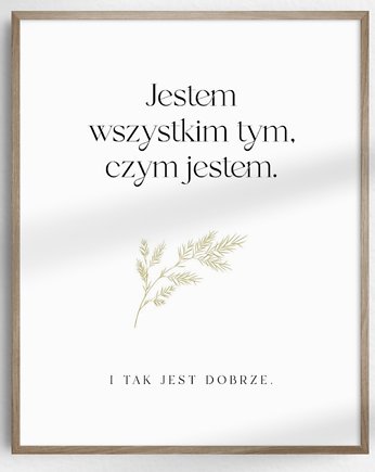 Plakat Jestem wszystkim tym, czym jestem, Uczesane myśli