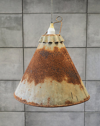 Lampa metalowa, styl industrialny, lata 50, Przetwory design