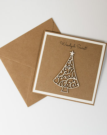 Kartka świąteczna choinka, Papiernik