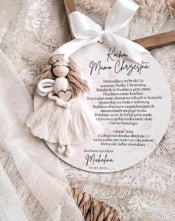 PODZIĘKOWANIA dla MATKI CHRZESTNEJ od dziewczynki, Chrzest Święty, LOO LOO DREAM