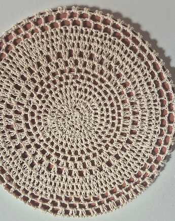 Unikatowy , letni beret bawełniany., Ula Raclawska