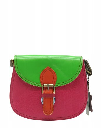 Damska listonoszka skórzana ze skrawków elegancka poręczna eko OLIVKA, Olivka Warsaw