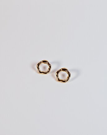 Kolczyki DAISY pozłacane, NINIcoJewelry