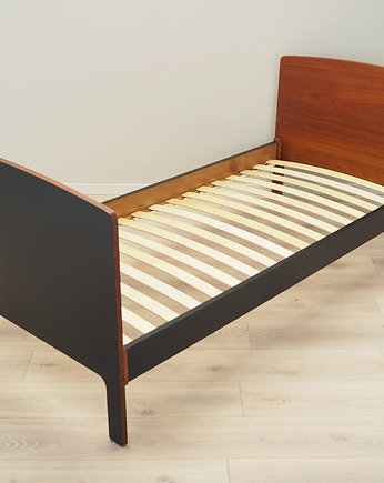 Łóżko tekowe, duński design, lata 70, produkcja: Dania, Przetwory design