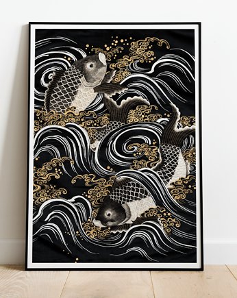 Plakat japoński KOI FISH, Storelia