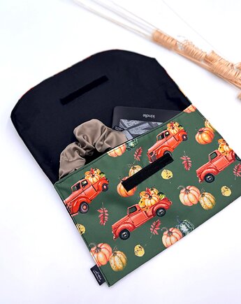 Saszetka/kosmetyczka/etui Dynie, wu handmade