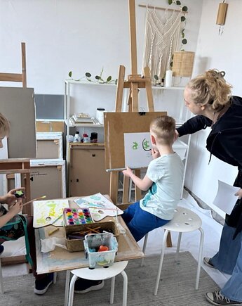Warsztaty malarskie dla dzieci, które czują trochę więcej., Marta Iwanowska Art DIY
