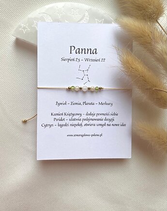 Bransoletka zodiakalna Panna, Szmaragdowa Polana