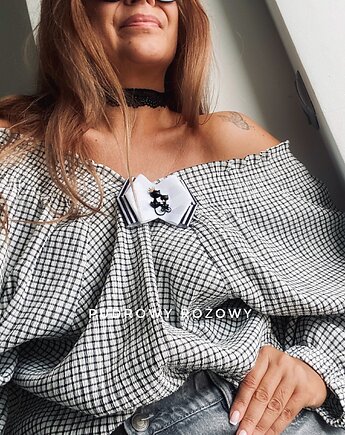 Brosza z Kotem Kolekcja z Kotkami NEW, Pudrowy Różowy