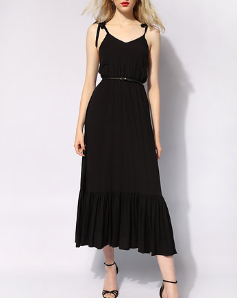 Czarna sukienka na ramiączkach, Kasia Miciak design