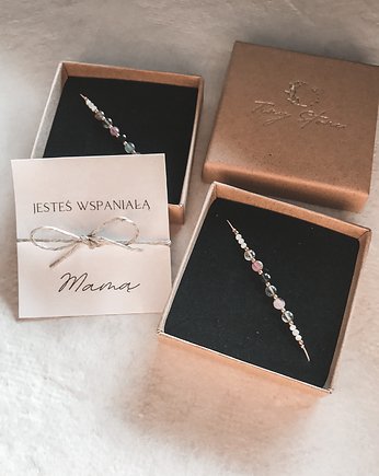 Bransoletka Blossom z turmalinu prezent Dzień Matki, Tiny Stone