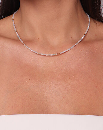 Naszyjnik choker z kamieni naturalnych morganit, Bring Biżuteria