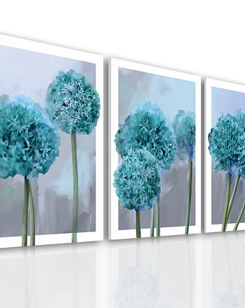 OBRAZ NA PŁÓTNIE - 3 części 50x70, NOWdeco