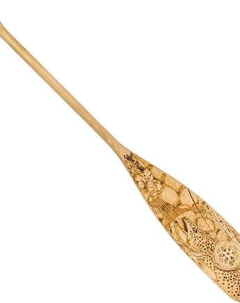 Pagaj John Paddle Beavertail Ozdoba Wypalany 110 cm - Fishing Time, John Paddle