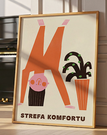 Plakat Strefa komfortu, MUKI design