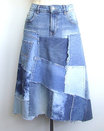 Całoroczna spódnica jeans  r.42, AnitaPalmerArt