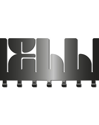 Nowoczesny Wieszak Z Kolekcji Simple Napis Hello, K&M Design