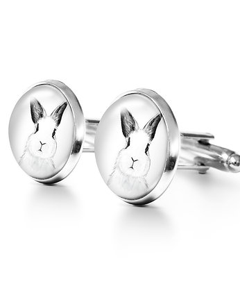 Królik - spinki do mankietów, yenoo