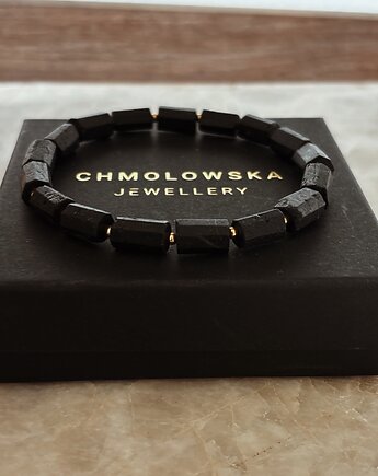 Bransoletka Męska Turmalin czarny, Chmolowska Jewellery