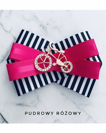 Brosza z Rowerem  NEW, Pudrowy Różowy
