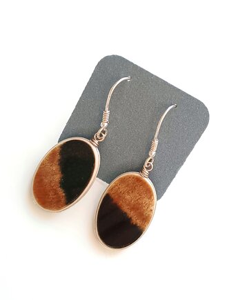 Kolczyki ceramiczne Mirostowice, biżuteria z talerzy