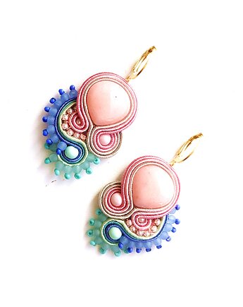 Sutaszowe kolczyki CURACAO, Sylwia Żak