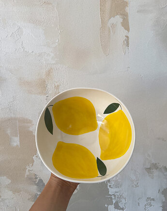 Misa porcelanowa z cytrynami duża no. 2  LA LUZ, Soul Label