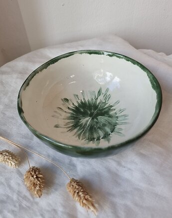 Miska ręcznie malowana - WIOSENNY stół, krusz art