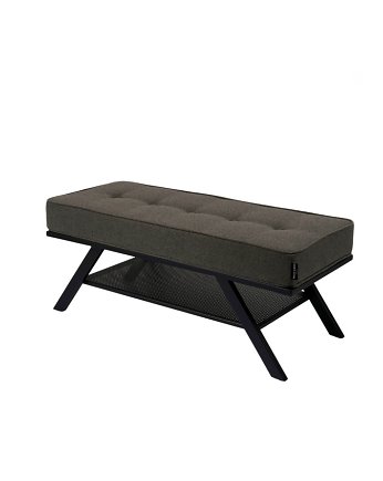 Ławka Tapicerowana Industrialna Hamilton 2818 LGM-279, EMRA WOOD DESIGN