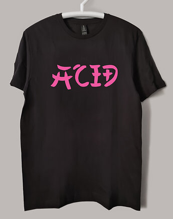 Tshirt 100% bawełna - ACID różowy, Rabbit Hole