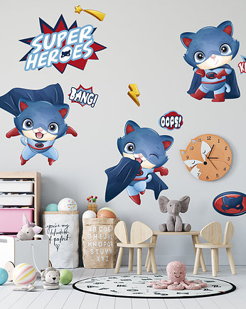 Naklejki ścienne Superkoty 2, Make My Wall 