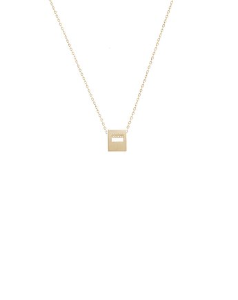 MONOLITH mini / gold necklace, OKAZJE - Prezenty na 18 dla córki